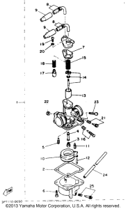 PW50E Карбюратор