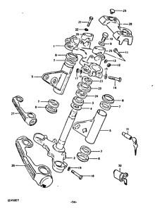 GS450 Траверса нижняя