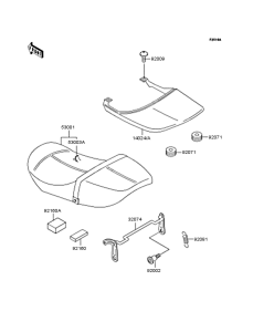ZR400 Сиденье