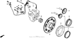 PC800 Starting driven gear
