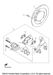 FJR1300AE Задний суппорт