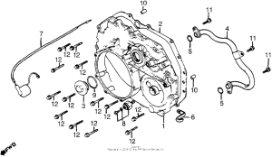CX500 Кожух трансмиссии