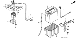 CB250 Аккумулятор
