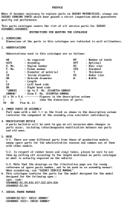 GSX400 Catalog preface