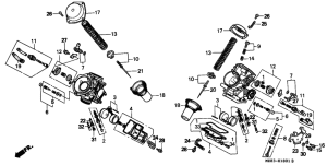 NV400 Carburetor assy