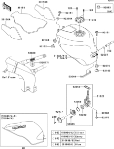 ZX600 Fuel tank(1 / 2)