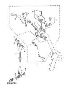 YN50R Главный тормозной цилиндр
