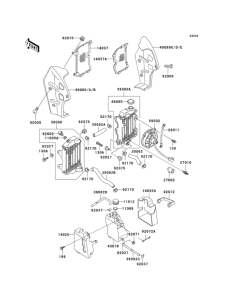 KL250 Радиатор