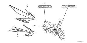 CRF50F Mark / stripe