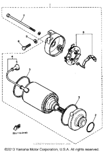 XV500K Стартер