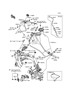 EX650 Топливный бак
