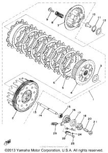 XS400D Сцепление