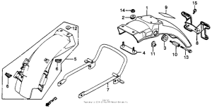 CB750 Cb750k rear fender 79