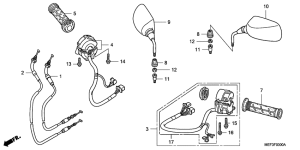 FJS400 Switch / cable / mirror