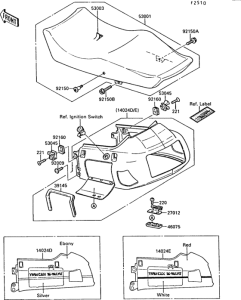ZX1000 Seat(zx1000-b1)
