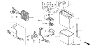 XL600V Аккумулятор