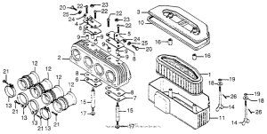 CB750 Воздушный фильтр