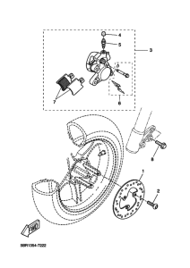 YQ50 Передний суппорт