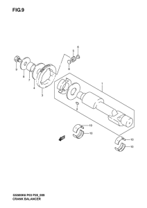GS500 Балансирный вал