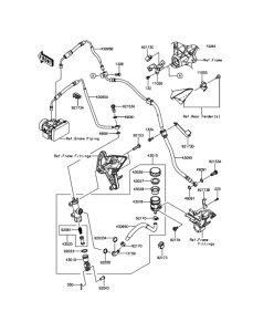 ZR1000 Задний торм цилиндр