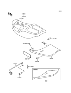 ZR1100 Сиденье