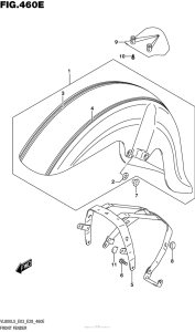VL800B Front Fender (Vl800Tl5 E33)