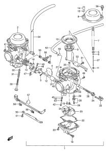 GS500 Carburetor assy