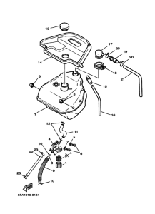 YA100W ﾌﾕｴﾙﾀﾝｸ