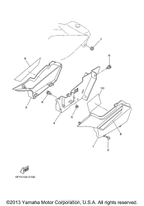 TW200MC Боковые обтекатели