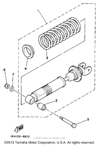 TT225T Амортизаторы задние
