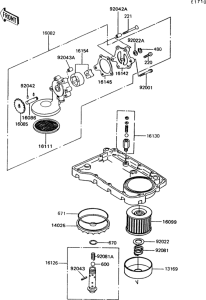 Z550 Масляный насос