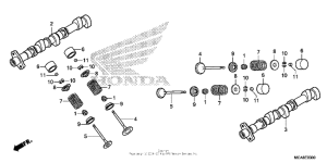 GL1800 (ABS) Распределительный вал и клапана