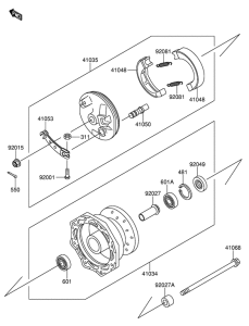 DR-Z110 Передняя втулка