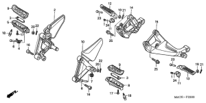 CBR1100XX Ступень передачи