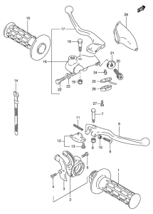 DF200 Рулевой рычаг