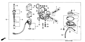 SK50M Carburetor assy