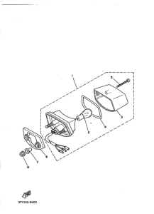 TDR50 Габаритный задний фонарь