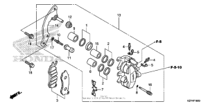 PCX150 Передний суппорт