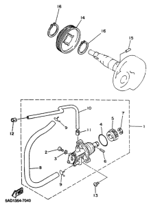YN50R Масляный насос