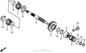 XR200R Кик стартер