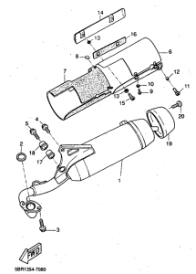 YQ50 Выхлопная система