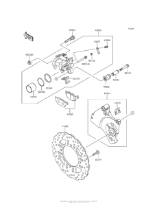 ZR800 Задний тормоз