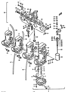 GS1000 Carburetor assy