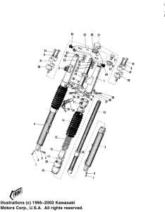 C2 Вилка передней оси