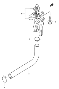 RM250 Топливный кран