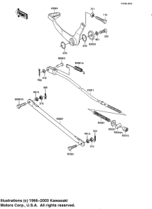 KE175 Педаль тормоза