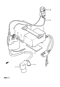 RM80 Cdi unit - ignition coil