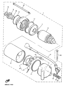 XJ900F Стартер