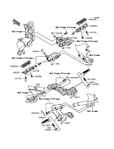 ZG1400 Подножки