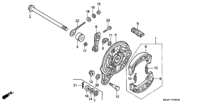 C50 Задний тормоз